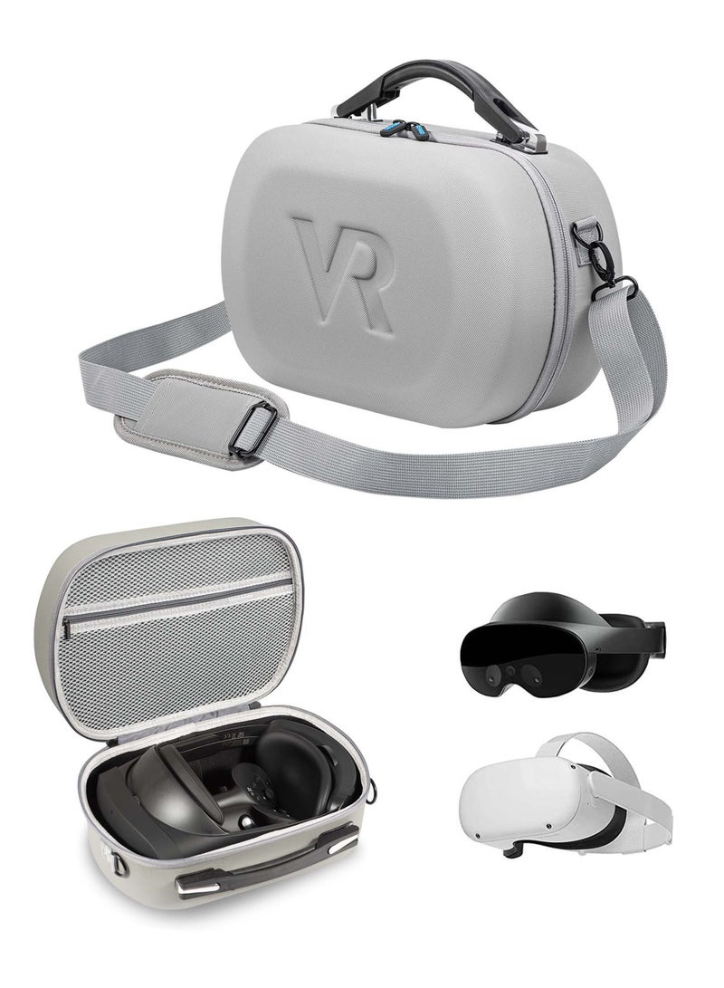 Durable Hard Carrying Case for Meta Quest Pro and 2 VR Headset Travel Storage Fits Accessories Ideal for Home and Travel - Image 1